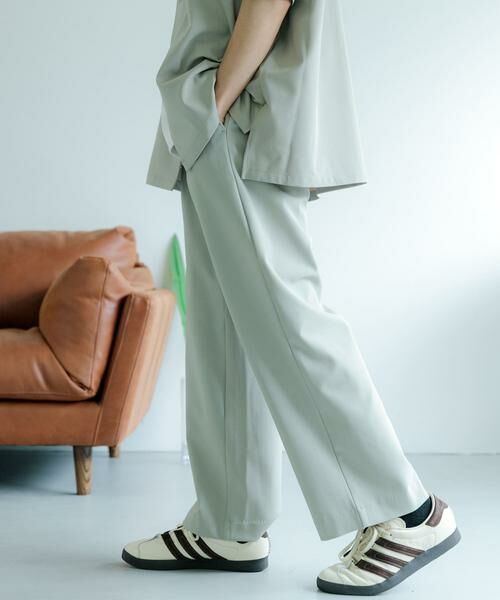 SENSE OF PLACE by URBAN RESEARCH / センスオブプレイス バイ アーバンリサーチ その他パンツ | 『イージーケア/セットアップ対応』ダブルタックワイドスラックス | 詳細11