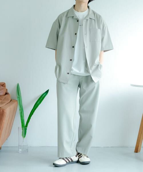 SENSE OF PLACE by URBAN RESEARCH / センスオブプレイス バイ アーバンリサーチ その他パンツ | 『イージーケア/セットアップ対応』ダブルタックワイドスラックス | 詳細12