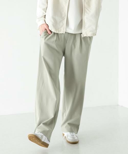 SENSE OF PLACE by URBAN RESEARCH / センスオブプレイス バイ アーバンリサーチ その他パンツ | 『イージーケア/セットアップ対応』ダブルタックワイドスラックス | 詳細13