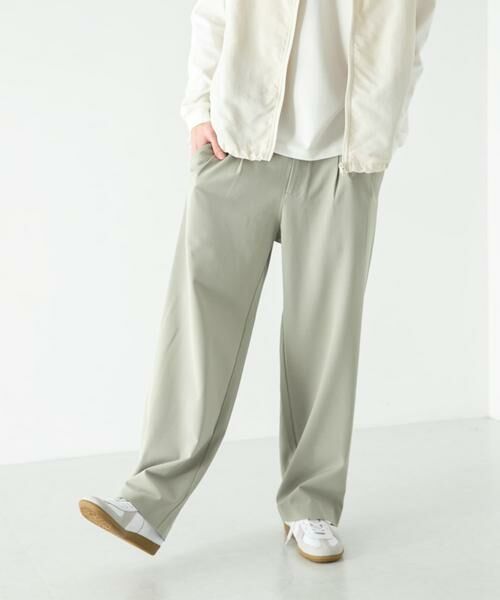 SENSE OF PLACE by URBAN RESEARCH / センスオブプレイス バイ アーバンリサーチ その他パンツ | 『イージーケア/セットアップ対応』ダブルタックワイドスラックス | 詳細14