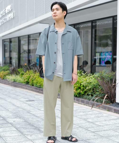 SENSE OF PLACE by URBAN RESEARCH / センスオブプレイス バイ アーバンリサーチ その他パンツ | 『イージーケア/セットアップ対応』ダブルタックワイドスラックス | 詳細3