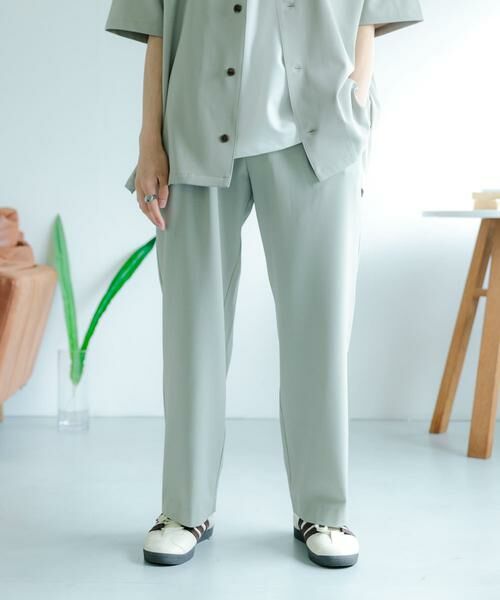 SENSE OF PLACE by URBAN RESEARCH / センスオブプレイス バイ アーバンリサーチ その他パンツ | 『イージーケア/セットアップ対応』ダブルタックワイドスラックス | 詳細6