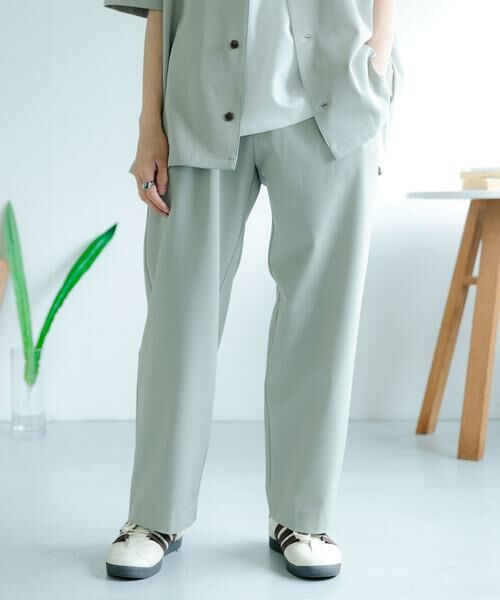 SENSE OF PLACE by URBAN RESEARCH / センスオブプレイス バイ アーバンリサーチ その他パンツ | 『イージーケア/セットアップ対応』ダブルタックワイドスラックス | 詳細7