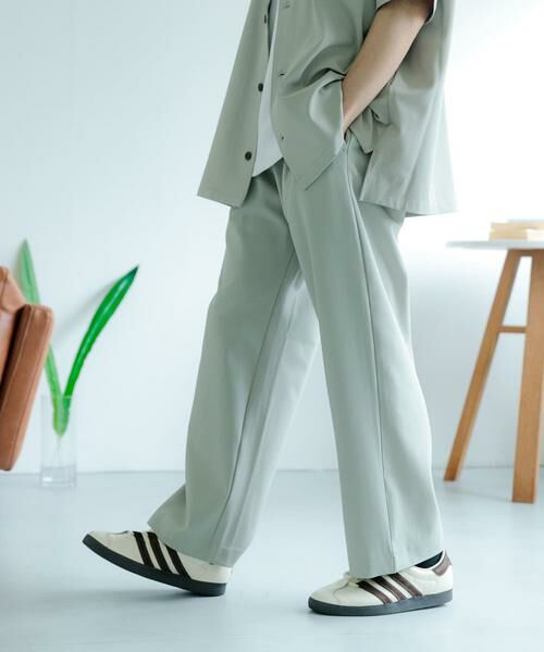 SENSE OF PLACE by URBAN RESEARCH / センスオブプレイス バイ アーバンリサーチ その他パンツ | 『イージーケア/セットアップ対応』ダブルタックワイドスラックス | 詳細9