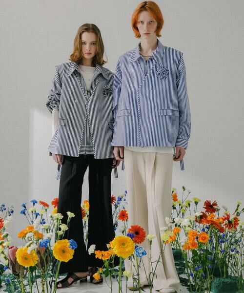 SENSE OF PLACE by URBAN RESEARCH / センスオブプレイス バイ アーバンリサーチ その他パンツ | hxcyyd × SOP　セーラーフレアパンツ(UNISEX) | 詳細3