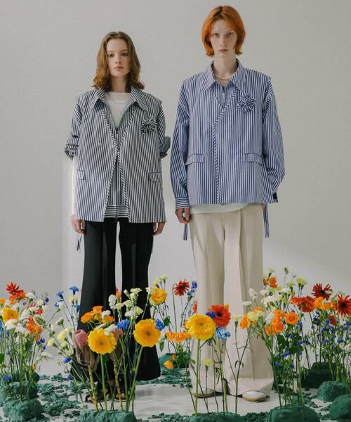 SENSE OF PLACE by URBAN RESEARCH / センスオブプレイス バイ アーバンリサーチ その他パンツ | hxcyyd × SOP　セーラーフレアパンツ(UNISEX) | 詳細4