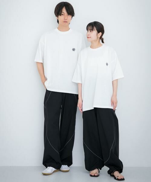 SENSE OF PLACE by URBAN RESEARCH / センスオブプレイス バイ アーバンリサーチ その他パンツ | 『ユニセックス』『セットアップ対応』 ブロックドトラックワイドパンツ | 詳細14