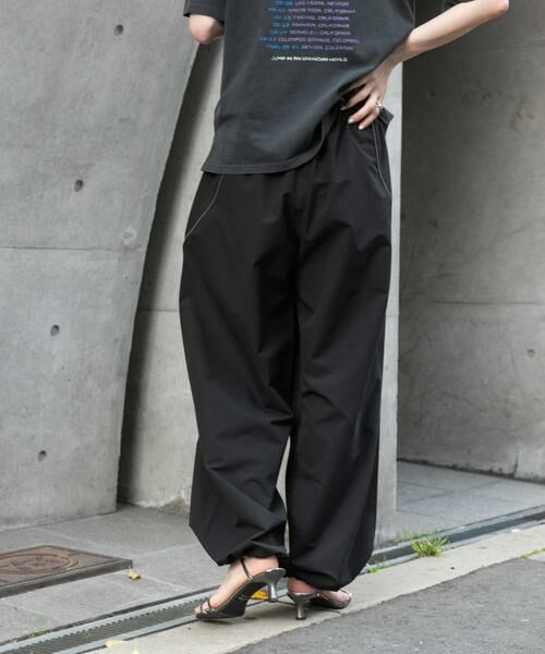 SENSE OF PLACE by URBAN RESEARCH / センスオブプレイス バイ アーバンリサーチ その他パンツ | 『ユニセックス』『セットアップ対応』 ブロックドトラックワイドパンツ | 詳細20