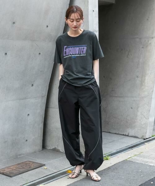 SENSE OF PLACE by URBAN RESEARCH / センスオブプレイス バイ アーバンリサーチ その他パンツ | 『ユニセックス』『セットアップ対応』 ブロックドトラックワイドパンツ | 詳細21