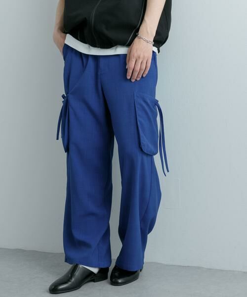 SENSE OF PLACE by URBAN RESEARCH / センスオブプレイス バイ アーバンリサーチ その他パンツ | 『セットアップ対応』 リネンライクサイドポケットワイドパンツ | 詳細3