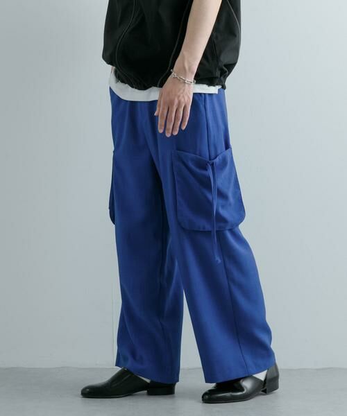 SENSE OF PLACE by URBAN RESEARCH / センスオブプレイス バイ アーバンリサーチ その他パンツ | 『セットアップ対応』 リネンライクサイドポケットワイドパンツ | 詳細5