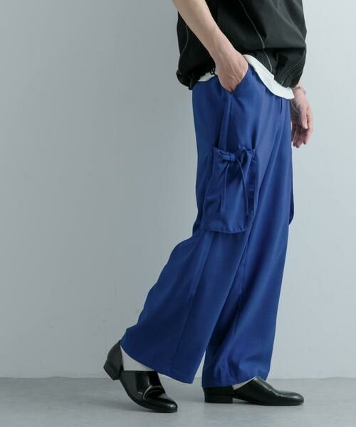 SENSE OF PLACE by URBAN RESEARCH / センスオブプレイス バイ アーバンリサーチ その他パンツ | 『セットアップ対応』 リネンライクサイドポケットワイドパンツ | 詳細6