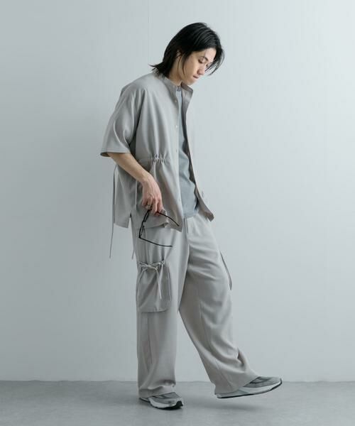 SENSE OF PLACE by URBAN RESEARCH / センスオブプレイス バイ アーバンリサーチ その他パンツ | 『セットアップ対応』 リネンライクサイドポケットワイドパンツ | 詳細28