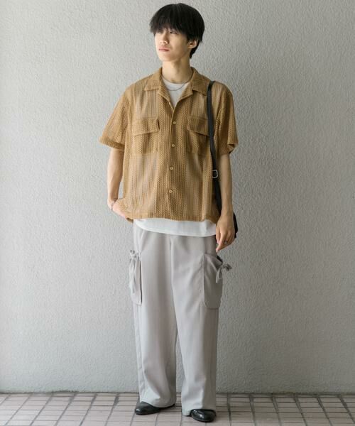 SENSE OF PLACE by URBAN RESEARCH / センスオブプレイス バイ アーバンリサーチ その他パンツ | 『セットアップ対応』 リネンライクサイドポケットワイドパンツ | 詳細19