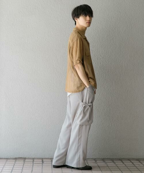 SENSE OF PLACE by URBAN RESEARCH / センスオブプレイス バイ アーバンリサーチ その他パンツ | 『セットアップ対応』 リネンライクサイドポケットワイドパンツ | 詳細21