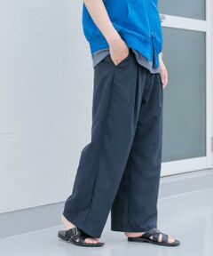 SENSE OF PLACE by URBAN RESEARCH / センスオブプレイス バイ アーバンリサーチ その他パンツ | 『イージーケア/セットアップ対応』リネンライクタックワイドパンツ