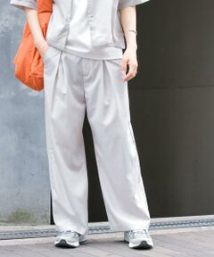 SENSE OF PLACE by URBAN RESEARCH / センスオブプレイス バイ アーバンリサーチ その他パンツ | 『イージーケア/セットアップ対応』リネンライクタックワイドパンツ