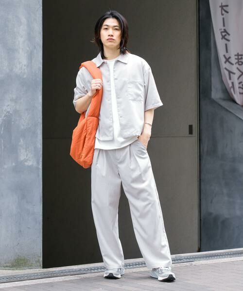 SENSE OF PLACE by URBAN RESEARCH / センスオブプレイス バイ アーバンリサーチ その他パンツ | 『イージーケア/セットアップ対応』リネンライクタックワイドパンツ | 詳細26