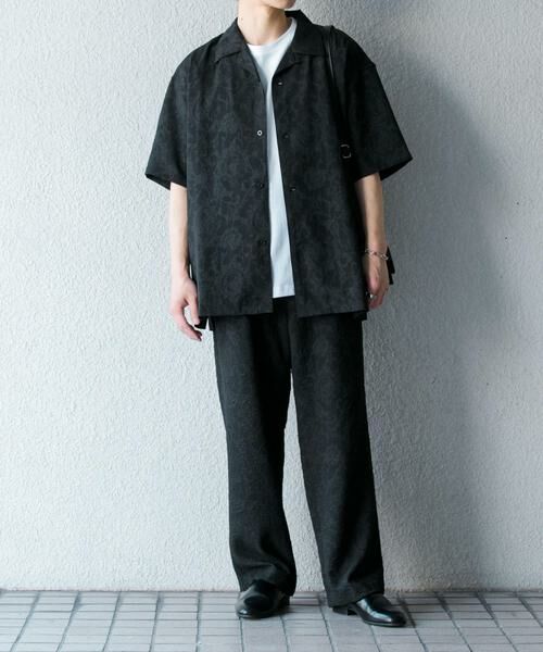 SENSE OF PLACE by URBAN RESEARCH / センスオブプレイス バイ アーバンリサーチ その他パンツ | 『セットアップ対応』 ボタニカルジャガードワイドスラックス | 詳細5