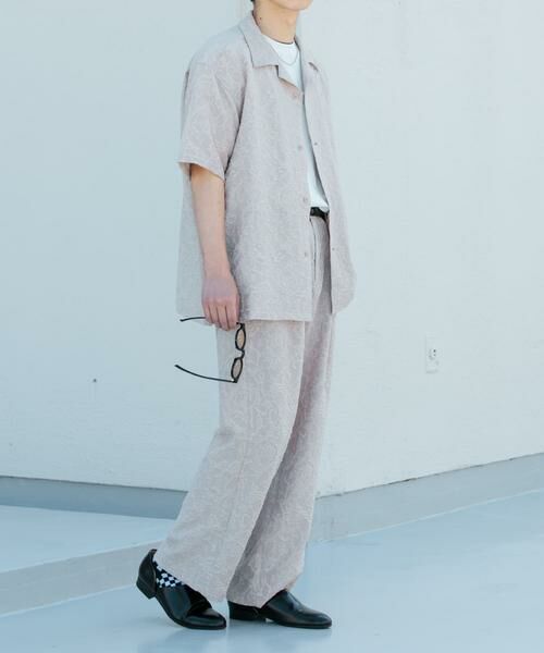 SENSE OF PLACE by URBAN RESEARCH / センスオブプレイス バイ アーバンリサーチ その他パンツ | 『セットアップ対応』 ボタニカルジャガードワイドスラックス | 詳細18