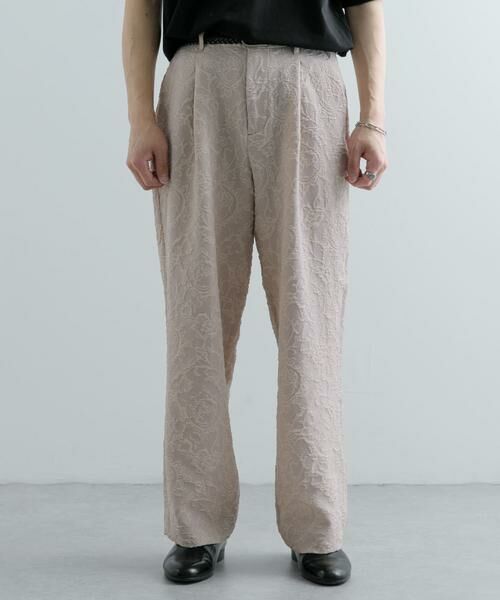 SENSE OF PLACE by URBAN RESEARCH / センスオブプレイス バイ アーバンリサーチ その他パンツ | 『セットアップ対応』 ボタニカルジャガードワイドスラックス | 詳細19