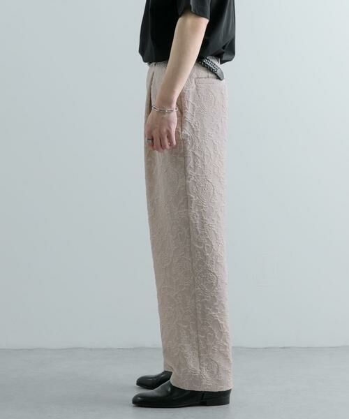 SENSE OF PLACE by URBAN RESEARCH / センスオブプレイス バイ アーバンリサーチ その他パンツ | 『セットアップ対応』 ボタニカルジャガードワイドスラックス | 詳細20