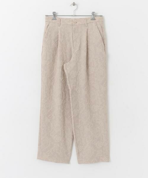 SENSE OF PLACE by URBAN RESEARCH / センスオブプレイス バイ アーバンリサーチ その他パンツ | 『セットアップ対応』 ボタニカルジャガードワイドスラックス | 詳細21