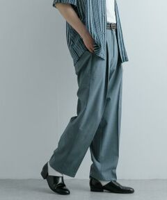 SENSE OF PLACE by URBAN RESEARCH / センスオブプレイス バイ アーバンリサーチ その他パンツ | 『セットアップ対応』 『UR TECH DRYLUXE』リネンライクテーパードパンツ