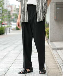 SENSE OF PLACE by URBAN RESEARCH / センスオブプレイス バイ アーバンリサーチ その他パンツ | 『セットアップ対応』 『UR TECH DRYLUXE』リネンライクテーパードパンツ
