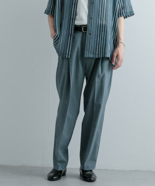 SENSE OF PLACE by URBAN RESEARCH / センスオブプレイス バイ アーバンリサーチ その他パンツ | 『セットアップ対応』 『UR TECH DRYLUXE』リネンライクテーパードパンツ | 詳細9