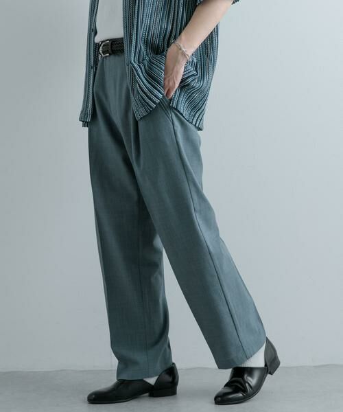 SENSE OF PLACE by URBAN RESEARCH / センスオブプレイス バイ アーバンリサーチ その他パンツ | 『セットアップ対応』 『UR TECH DRYLUXE』リネンライクテーパードパンツ | 詳細10