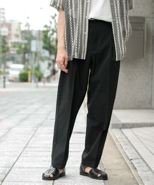 SENSE OF PLACE by URBAN RESEARCH / センスオブプレイス バイ アーバンリサーチ その他パンツ | 『セットアップ対応』 『UR TECH DRYLUXE』リネンライクテーパードパンツ | 詳細21