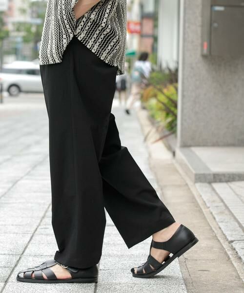 SENSE OF PLACE by URBAN RESEARCH / センスオブプレイス バイ アーバンリサーチ その他パンツ | 『セットアップ対応』 『UR TECH DRYLUXE』リネンライクテーパードパンツ | 詳細22