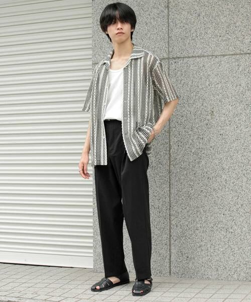 SENSE OF PLACE by URBAN RESEARCH / センスオブプレイス バイ アーバンリサーチ その他パンツ | 『セットアップ対応』 『UR TECH DRYLUXE』リネンライクテーパードパンツ | 詳細23