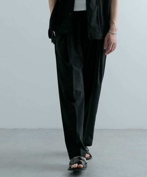 SENSE OF PLACE by URBAN RESEARCH / センスオブプレイス バイ アーバンリサーチ その他パンツ | 『セットアップ対応』 『UR TECH DRYLUXE』リネンライクテーパードパンツ | 詳細26