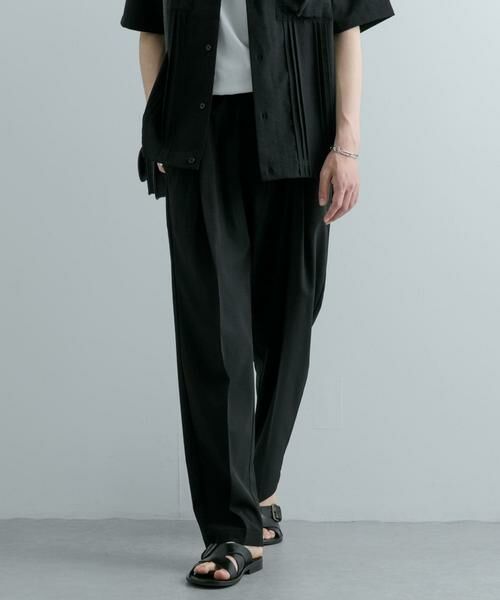 SENSE OF PLACE by URBAN RESEARCH / センスオブプレイス バイ アーバンリサーチ その他パンツ | 『セットアップ対応』 『UR TECH DRYLUXE』リネンライクテーパードパンツ | 詳細27