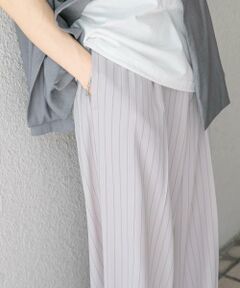 SENSE OF PLACE by URBAN RESEARCH / センスオブプレイス バイ アーバンリサーチ その他パンツ | ワンタックピンストライプワイドスラックス