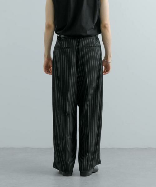 SENSE OF PLACE by URBAN RESEARCH / センスオブプレイス バイ アーバンリサーチ その他パンツ | ワンタックピンストライプワイドスラックス | 詳細11