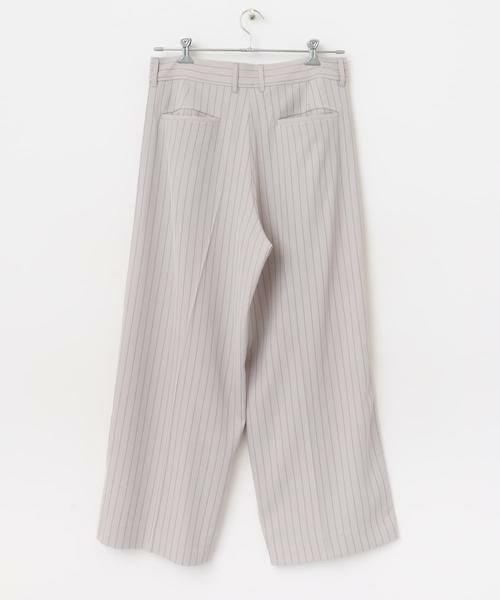 SENSE OF PLACE by URBAN RESEARCH / センスオブプレイス バイ アーバンリサーチ その他パンツ | ワンタックピンストライプワイドスラックス | 詳細23