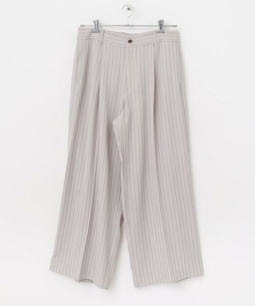 SENSE OF PLACE by URBAN RESEARCH / センスオブプレイス バイ アーバンリサーチ その他パンツ | ワンタックピンストライプワイドスラックス | 詳細21