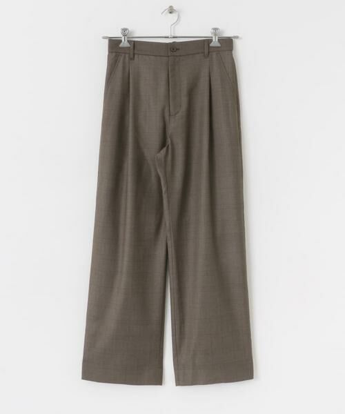 SENSE OF PLACE by URBAN RESEARCH / センスオブプレイス バイ アーバンリサーチ その他パンツ | チェックワンタックワイドスラックス | 詳細9