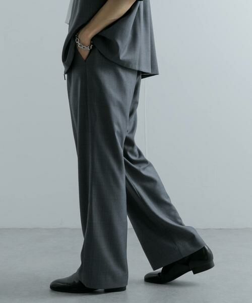 SENSE OF PLACE by URBAN RESEARCH / センスオブプレイス バイ アーバンリサーチ その他パンツ | チェックワンタックワイドスラックス | 詳細25