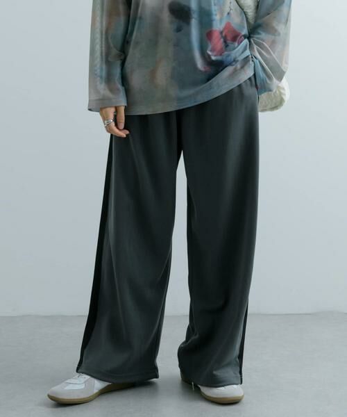 SENSE OF PLACE by URBAN RESEARCH / センスオブプレイス バイ アーバンリサーチ その他パンツ | ジャージラインワイドパンツ | 詳細16