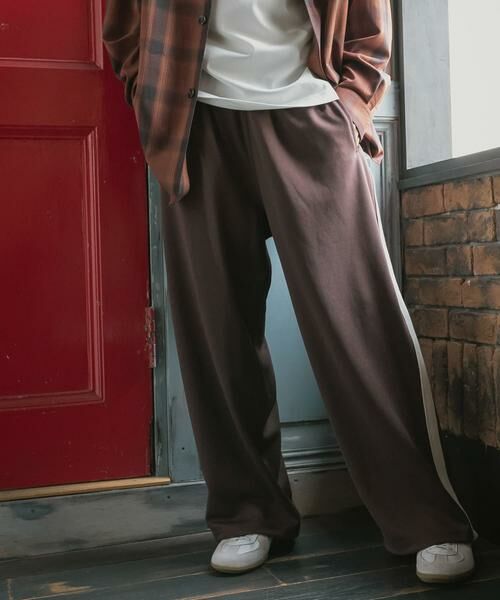 SENSE OF PLACE by URBAN RESEARCH / センスオブプレイス バイ アーバンリサーチ その他パンツ | ジャージラインワイドパンツ | 詳細26