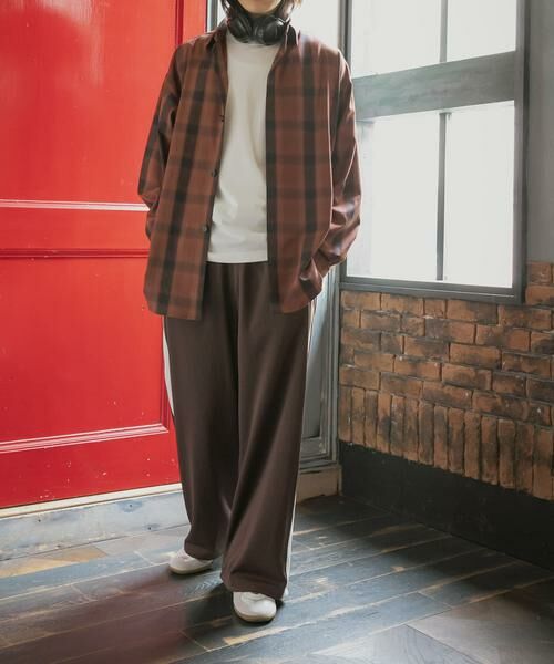 SENSE OF PLACE by URBAN RESEARCH / センスオブプレイス バイ アーバンリサーチ その他パンツ | ジャージラインワイドパンツ | 詳細29