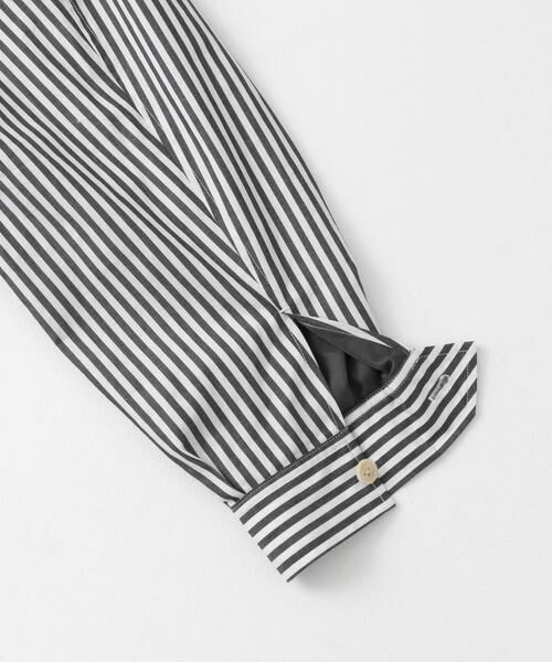 SENSE OF PLACE by URBAN RESEARCH / センスオブプレイス バイ アーバンリサーチ ブルゾン | hxcyyd × SOP　ストライプフラワーコサージュシャツブルゾン(UNISEX) | 詳細25