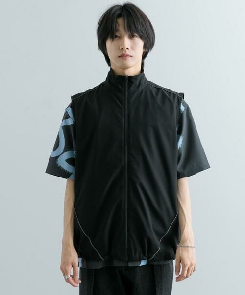 SENSE OF PLACE by URBAN RESEARCH / センスオブプレイス バイ アーバンリサーチ その他アウター | 『セットアップ対応』 ブロックドトラックベスト | 詳細8