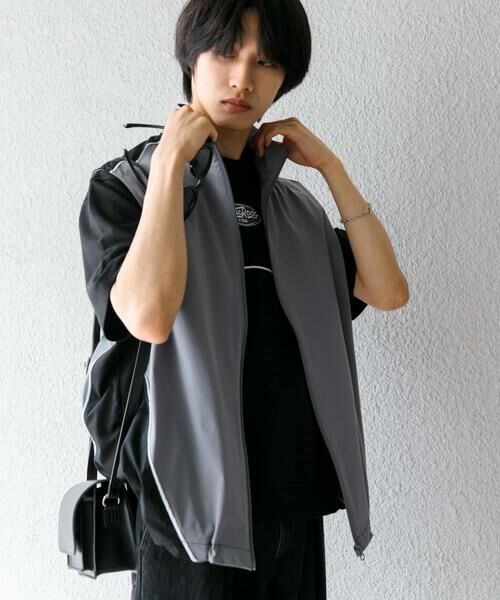 SENSE OF PLACE by URBAN RESEARCH / センスオブプレイス バイ アーバンリサーチ その他アウター | 『セットアップ対応』 ブロックドトラックベスト | 詳細13