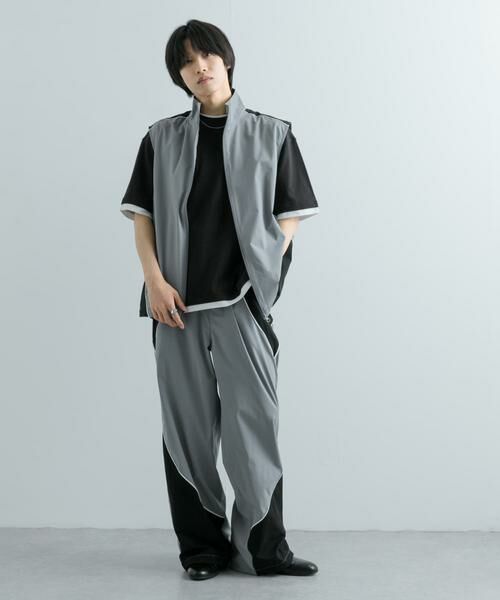 SENSE OF PLACE by URBAN RESEARCH / センスオブプレイス バイ アーバンリサーチ その他アウター | 『セットアップ対応』 ブロックドトラックベスト | 詳細23