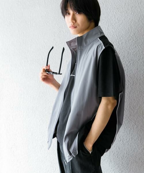 SENSE OF PLACE by URBAN RESEARCH / センスオブプレイス バイ アーバンリサーチ その他アウター | 『セットアップ対応』 ブロックドトラックベスト | 詳細14